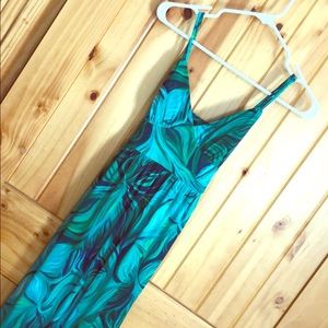 Bisou Bisou Watercolor Maxi Dress